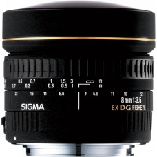 Sigma Lens 8mm F3.5 EX DG Circular Fisheye